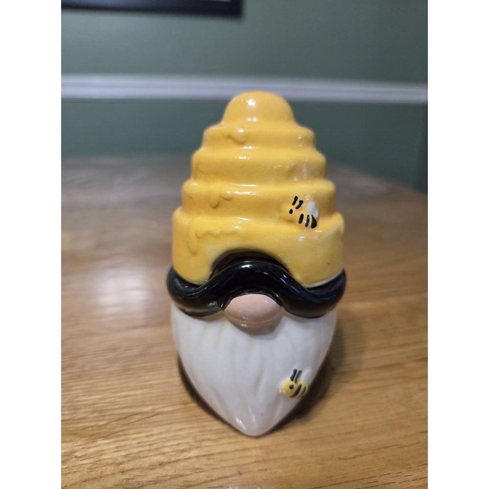 Honey Bee Gnome and Beehive Salt and Pepper Shakers Boston International